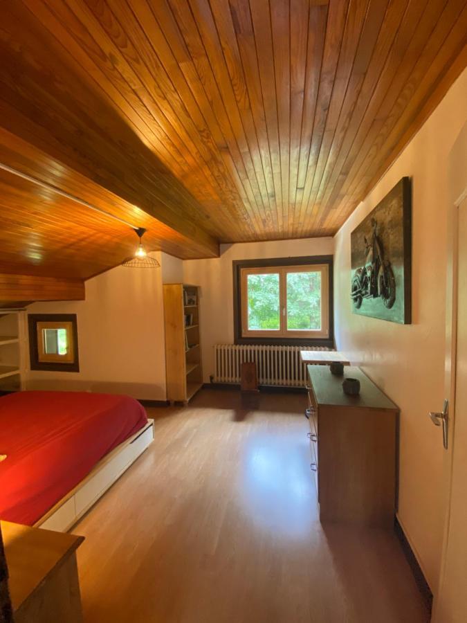 Logement Mansarde Dans Maison Avec Jardin En Bord De Piste, Vue Montagne Les Houches Kültér fotó